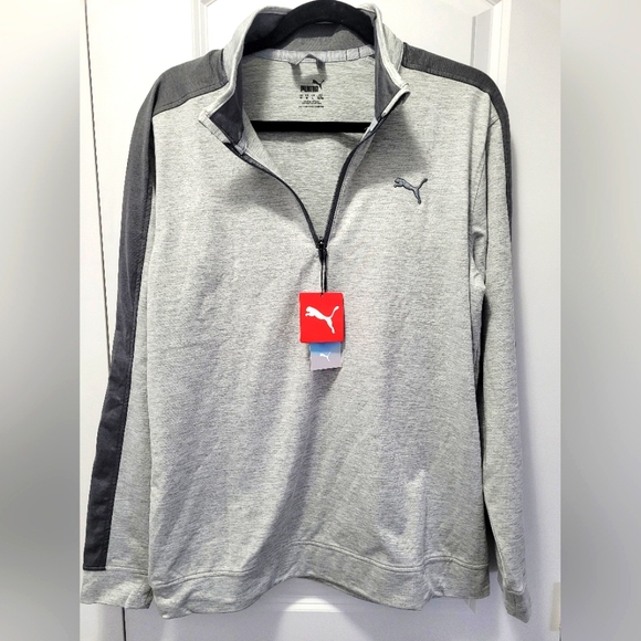 NWT Puma Cloudspun T7 Track Top, Grey, Medium - Picture 3 of 6